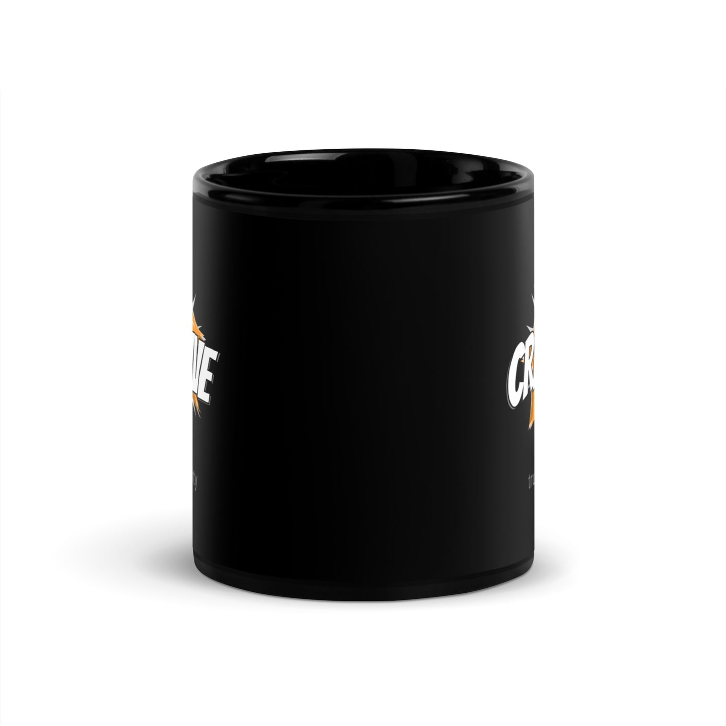 CREATIVE Black Coffee Mug Action 11 oz or 15 oz
