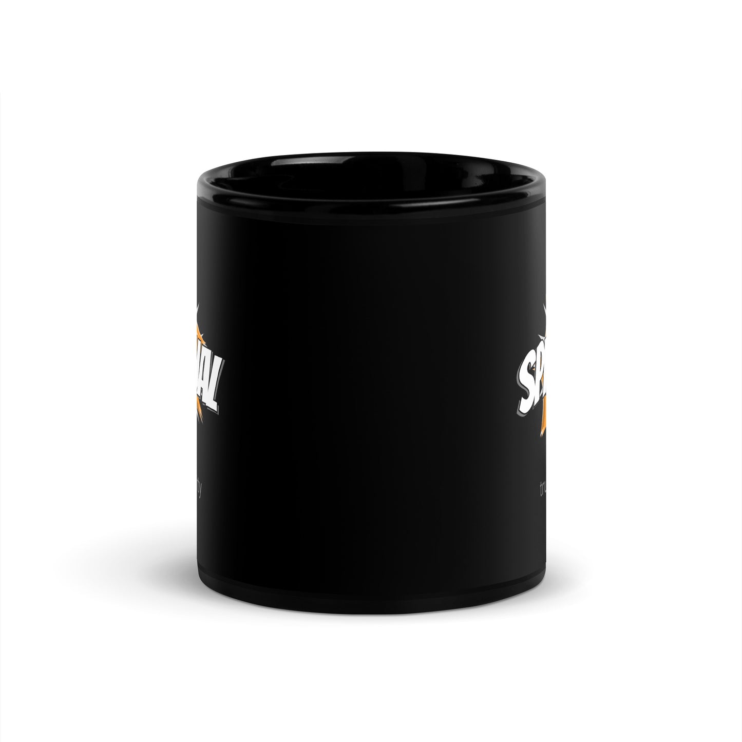 SPIRITUAL Black Coffee Mug Action 11 oz or 15 oz