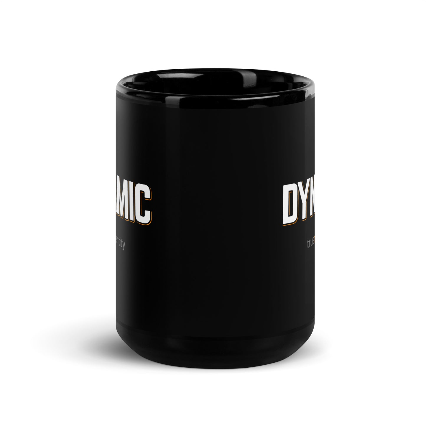 DYNAMIC Black Coffee Mug Bold 11 oz or 15 oz