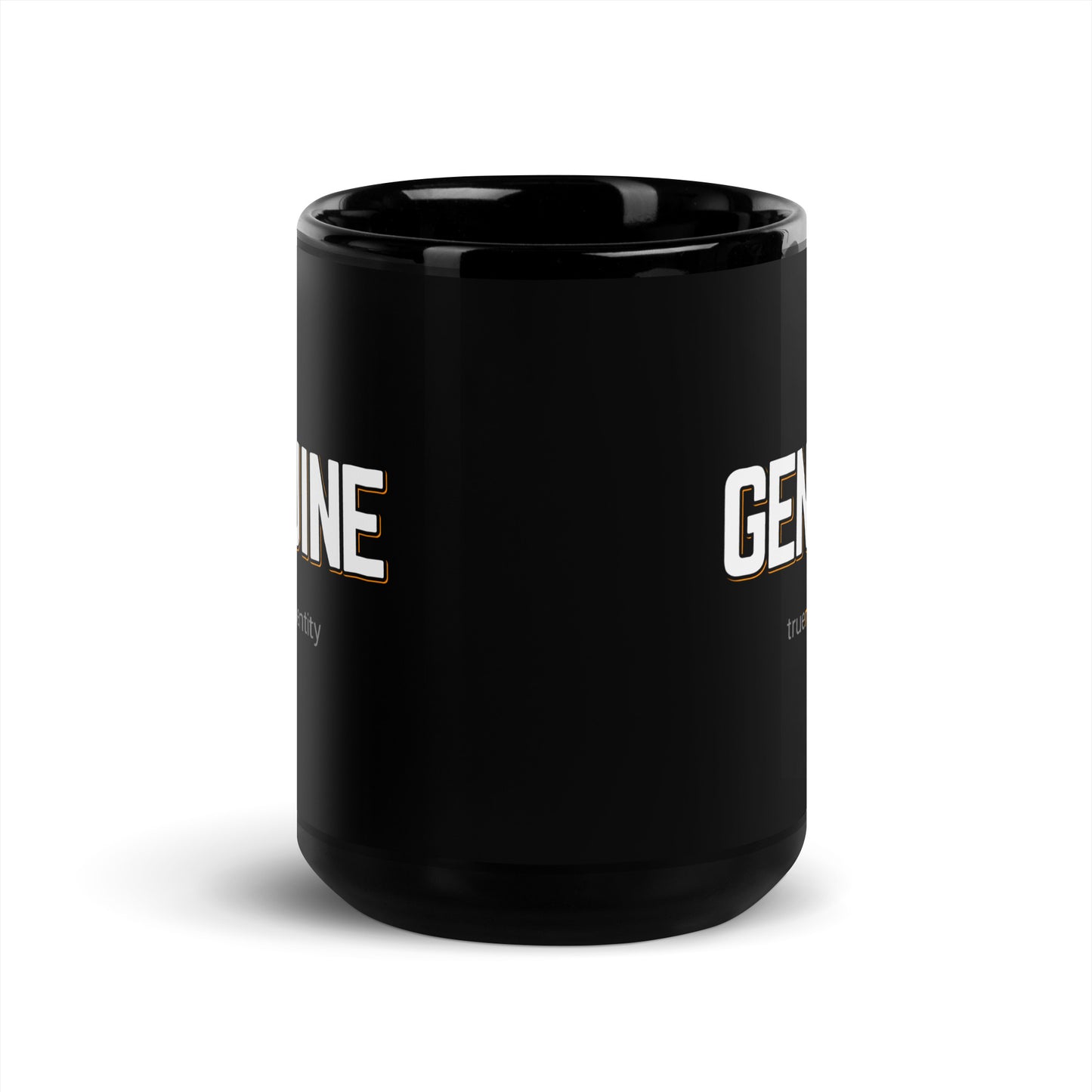 GENUINE Black Coffee Mug Bold 11 oz or 15 oz
