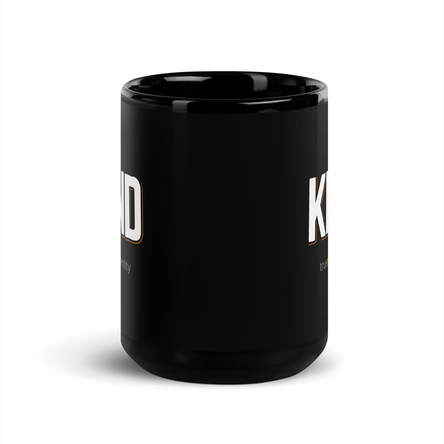 KIND Black Coffee Mug Bold 11 oz or 15 oz