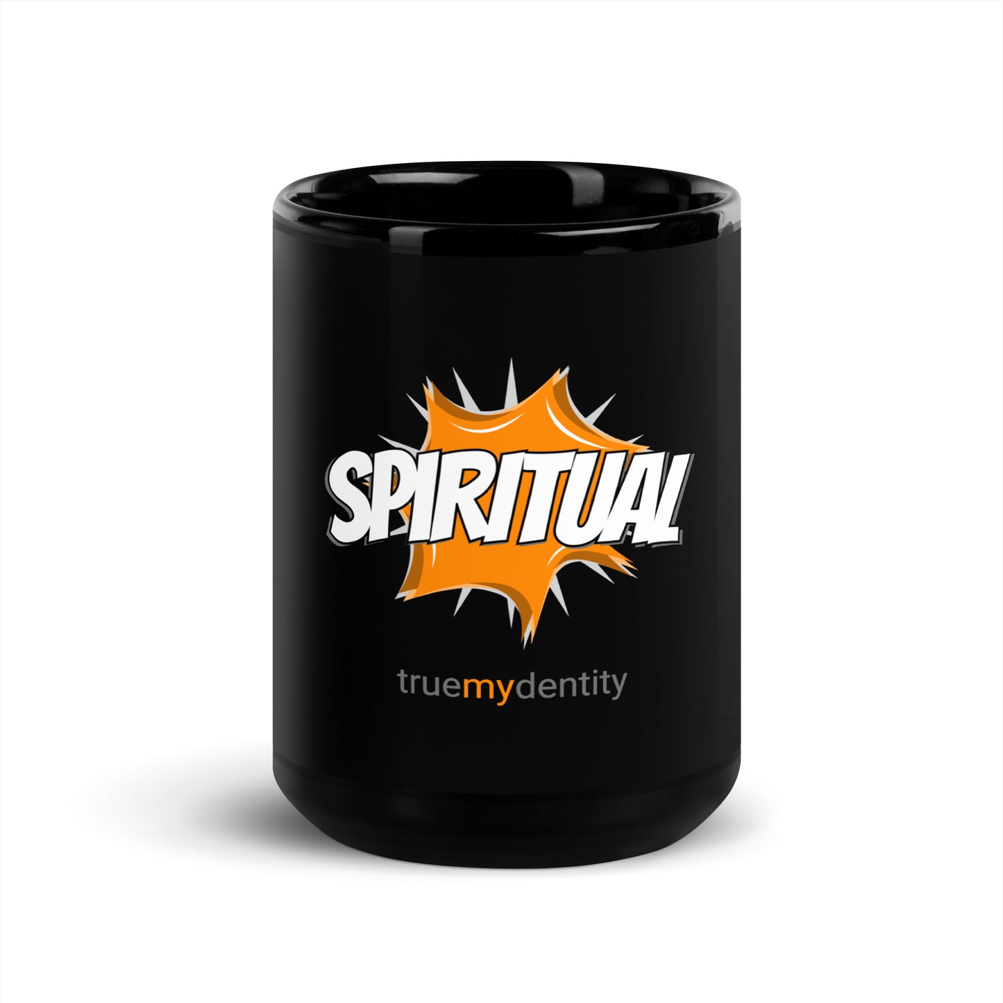 SPIRITUAL Black Coffee Mug Action 11 oz or 15 oz