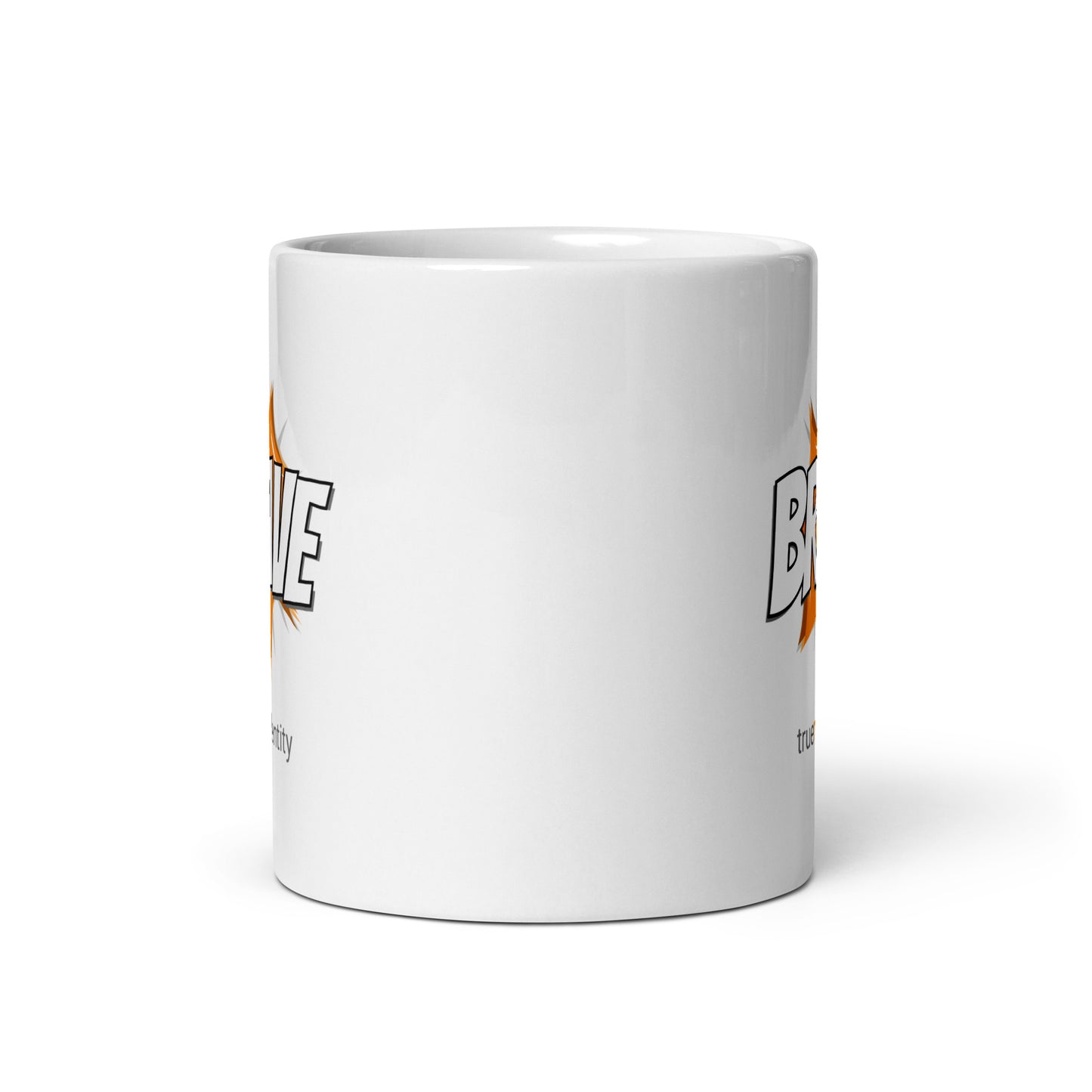 BRAVE White Coffee Mug Action 11 oz or 15 oz