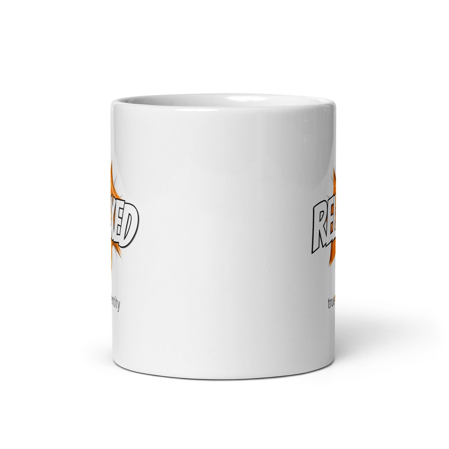 RELAXED White Coffee Mug Action 11 oz or 15 oz