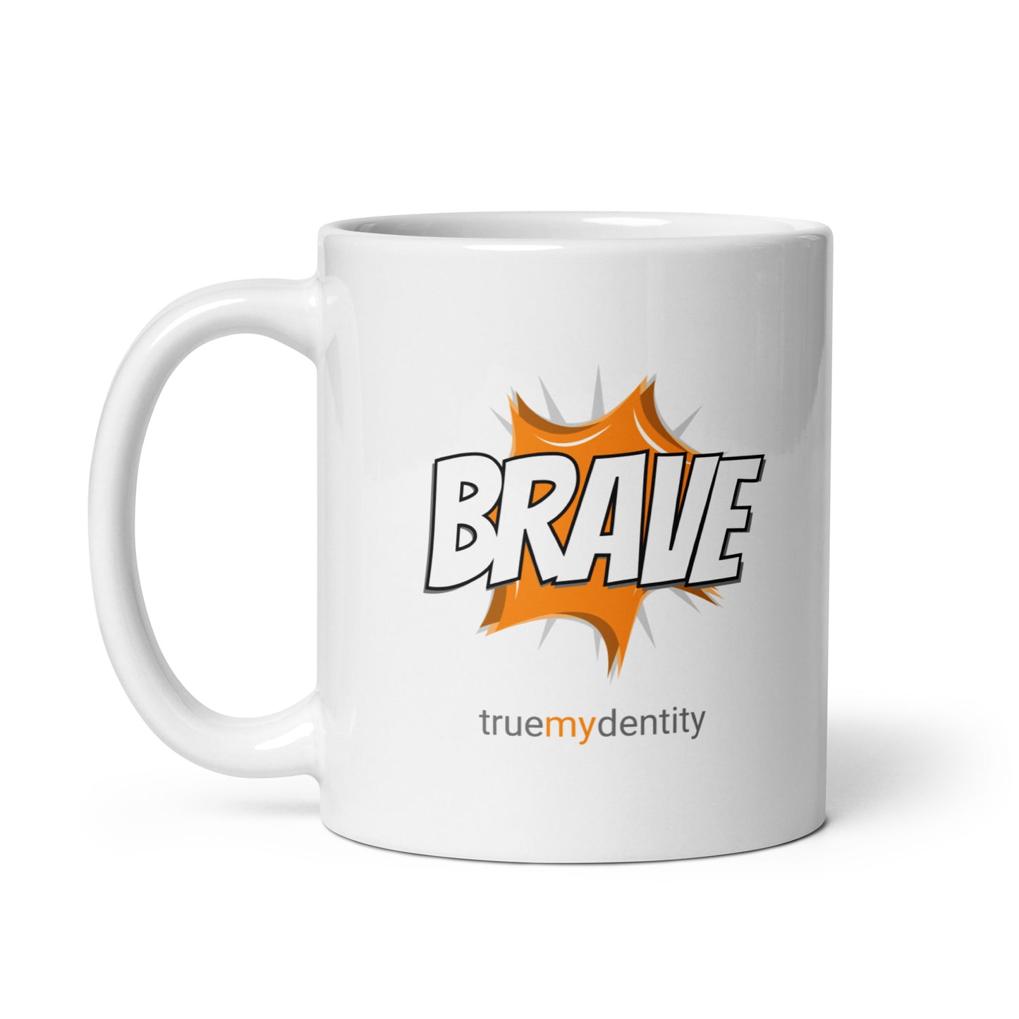 BRAVE White Coffee Mug Action 11 oz or 15 oz