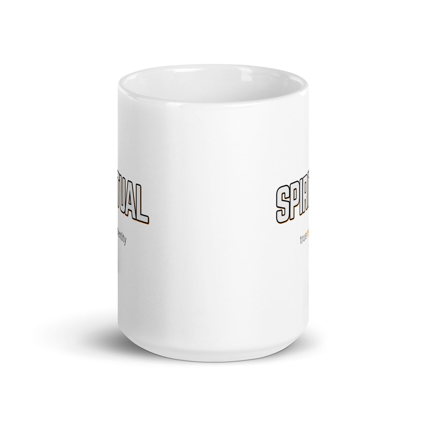 SPIRITUAL White Coffee Mug Bold 11 oz or 15 oz
