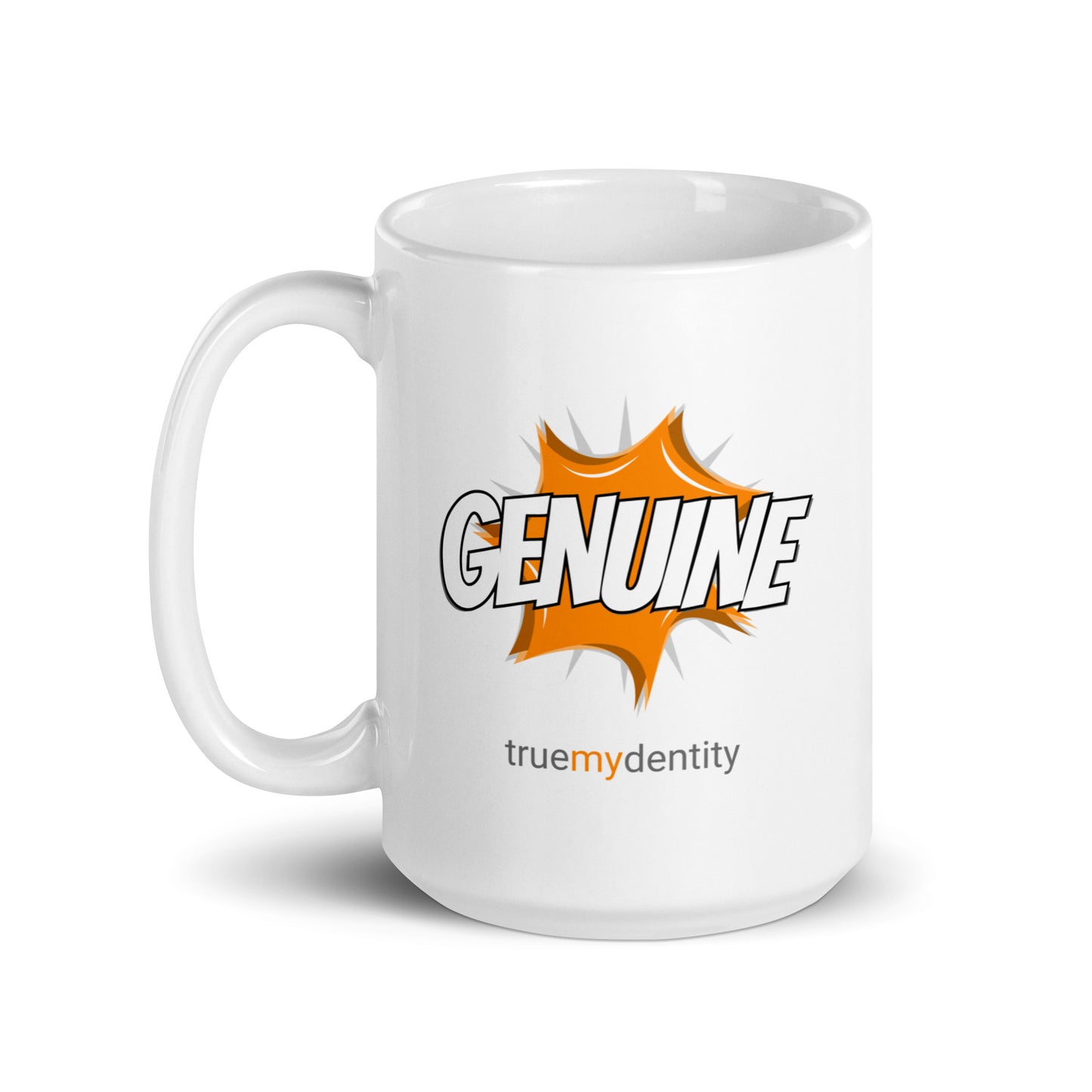 GENUINE White Coffee Mug Action 11 oz or 15 oz