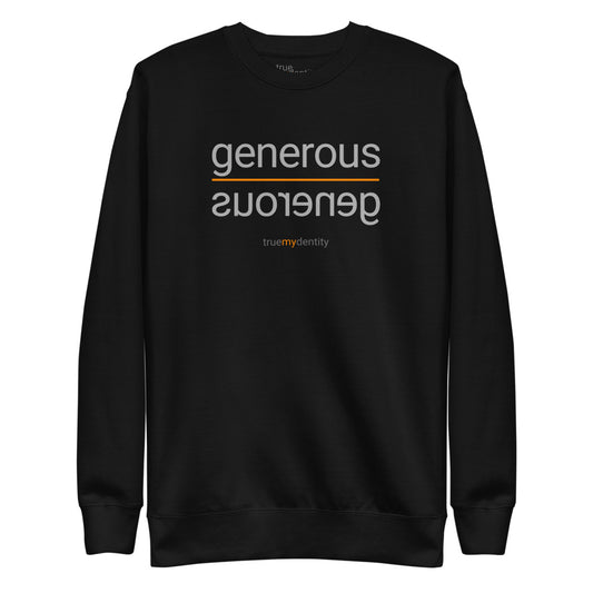 GENEROUS Sweatshirt Reflection Design | Unisex