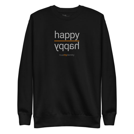 HAPPY Sweatshirt Reflection Design | Unisex
