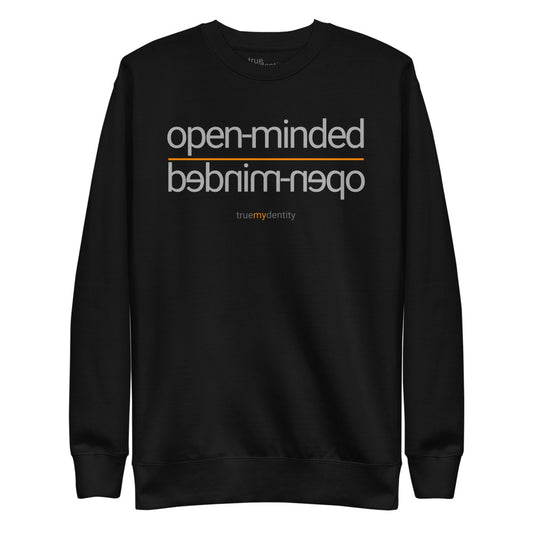 OPEN-MINDED Sweatshirt Reflection Design | Unisex