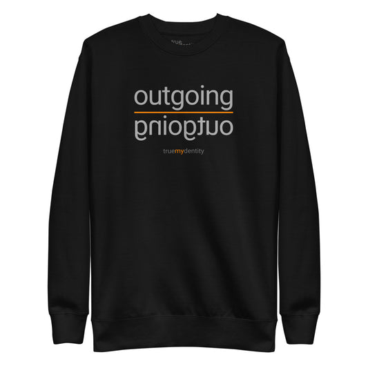OUTGOING Sweatshirt Reflection Design | Unisex