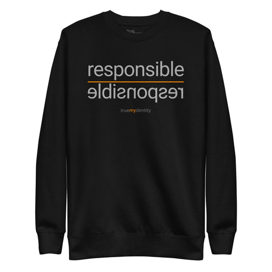 RESPONSIBLE Sweatshirt Reflection Design | Unisex