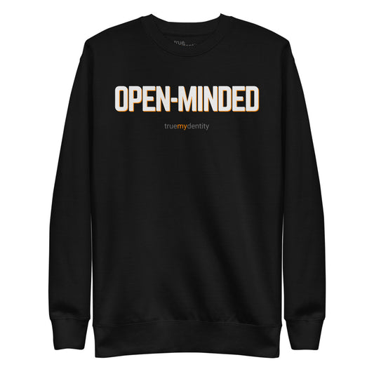OPEN-MINDED Sweatshirt Bold Design | Unisex
