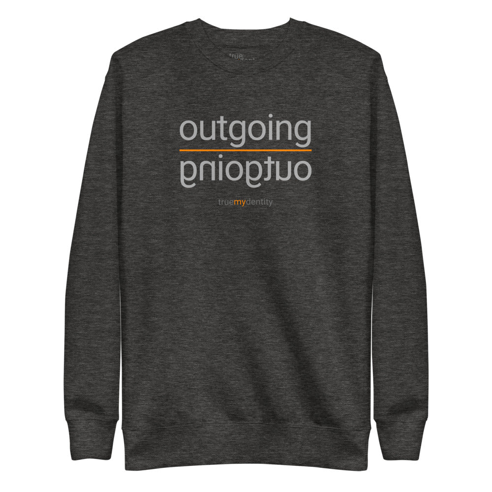 OUTGOING Sweatshirt Reflection Design | Unisex