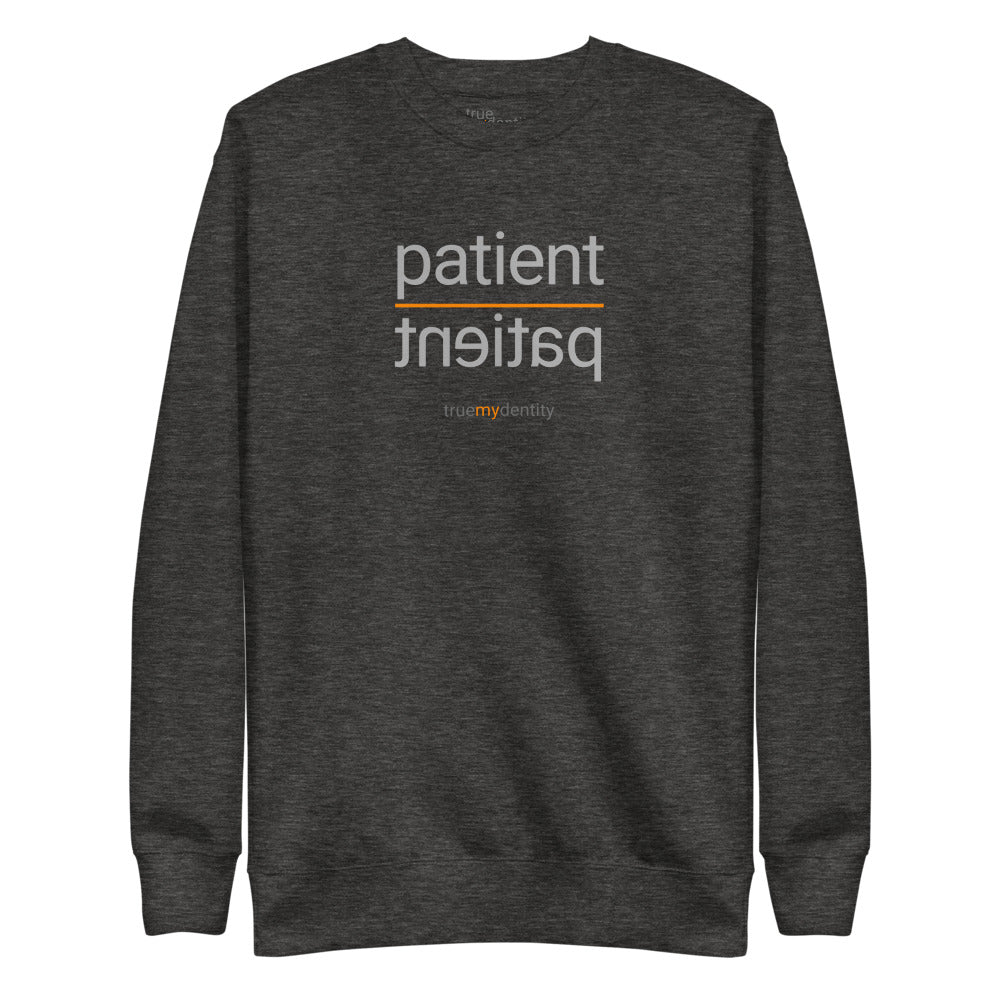 PATIENT Sweatshirt Reflection Design | Unisex
