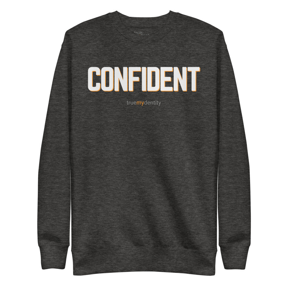 CONFIDENT Sweatshirt Bold Design | Unisex