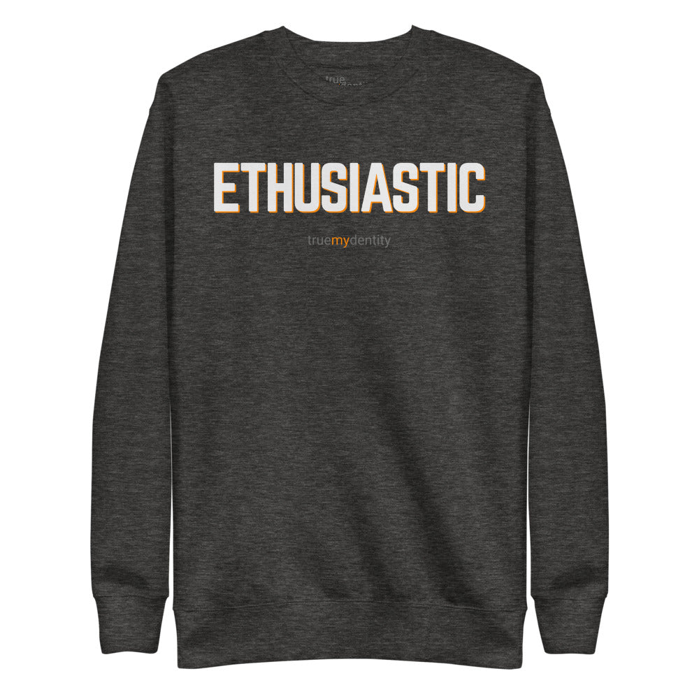 ENTHUSIASTIC Sweatshirt Bold Design | Unisex