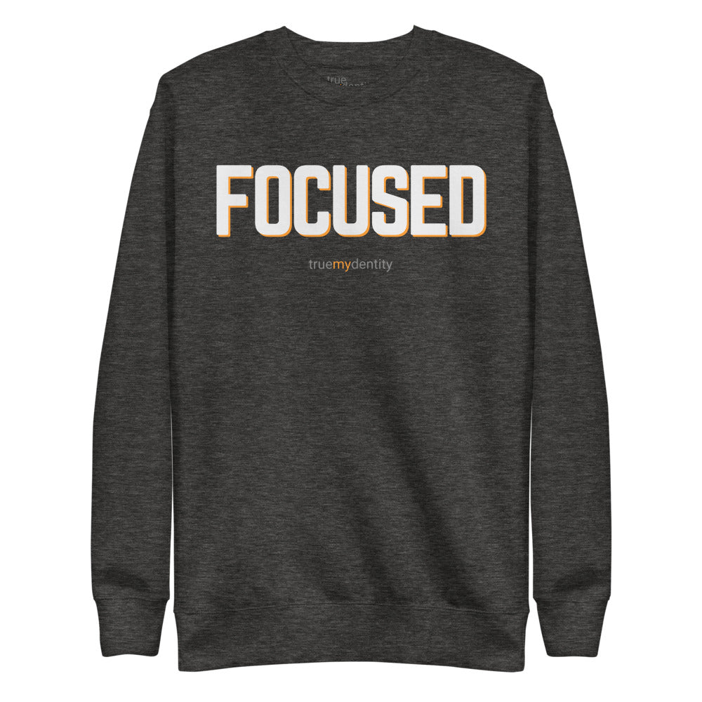 FOCUSED Sweatshirt Bold Design | Unisex