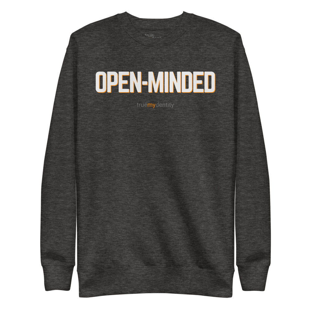 OPEN-MINDED Sweatshirt Bold Design | Unisex