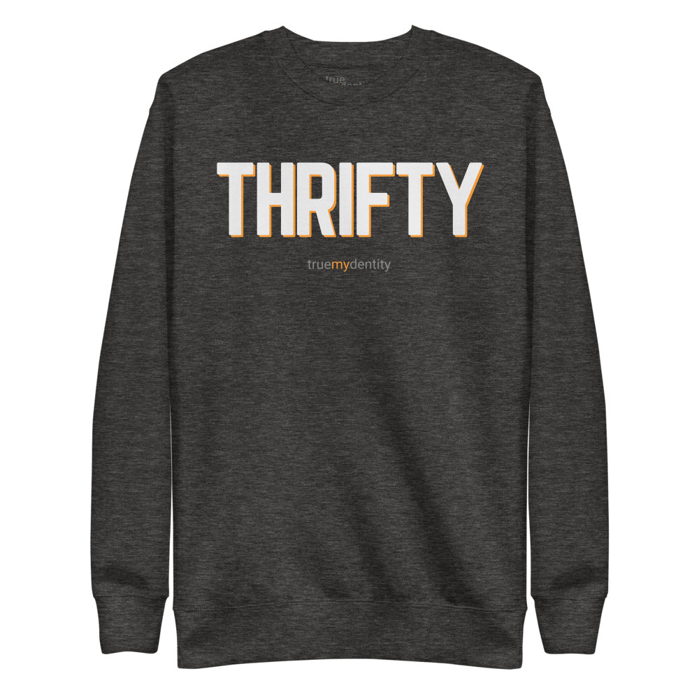 THRIFTY Sweatshirt Bold Design | Unisex