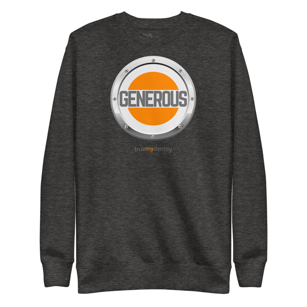 GENEROUS Sweatshirt Core Design | Unisex