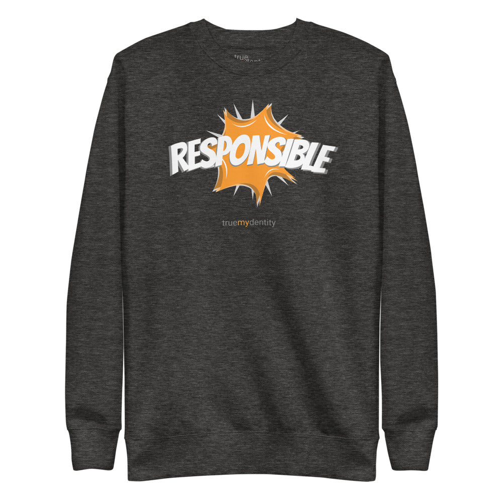 RESPONSIBLE Sweatshirt Action Design | Unisex