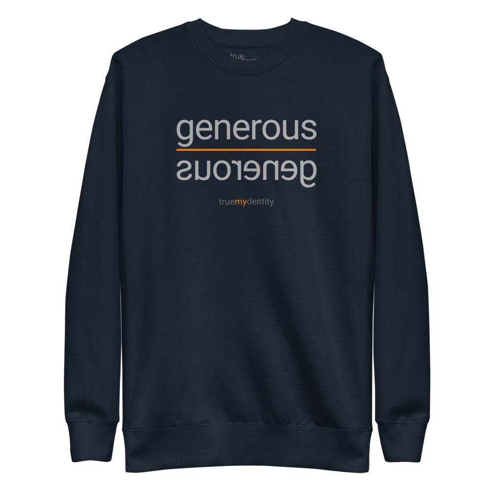 GENEROUS Sweatshirt Reflection Design | Unisex