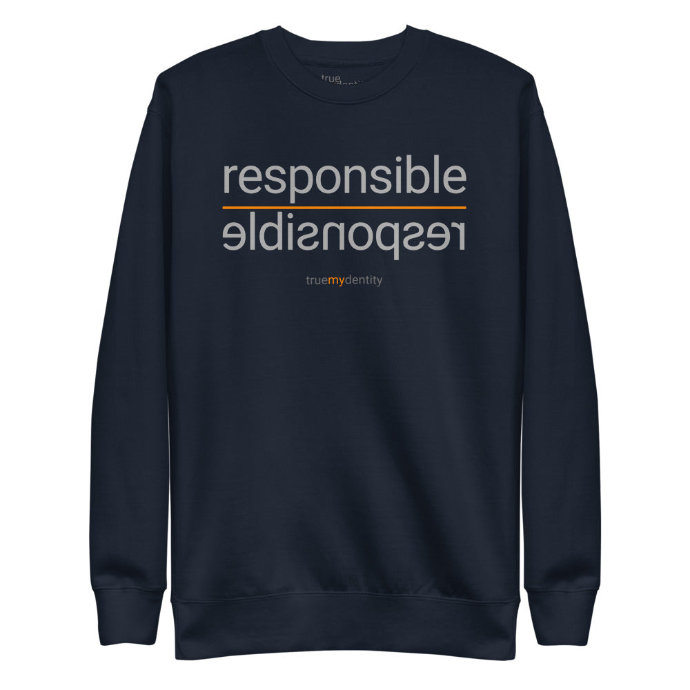 RESPONSIBLE Sweatshirt Reflection Design | Unisex