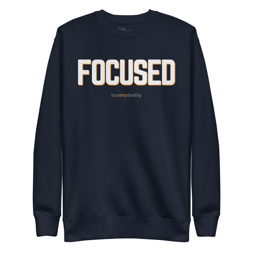 FOCUSED Sweatshirt Bold Design | Unisex