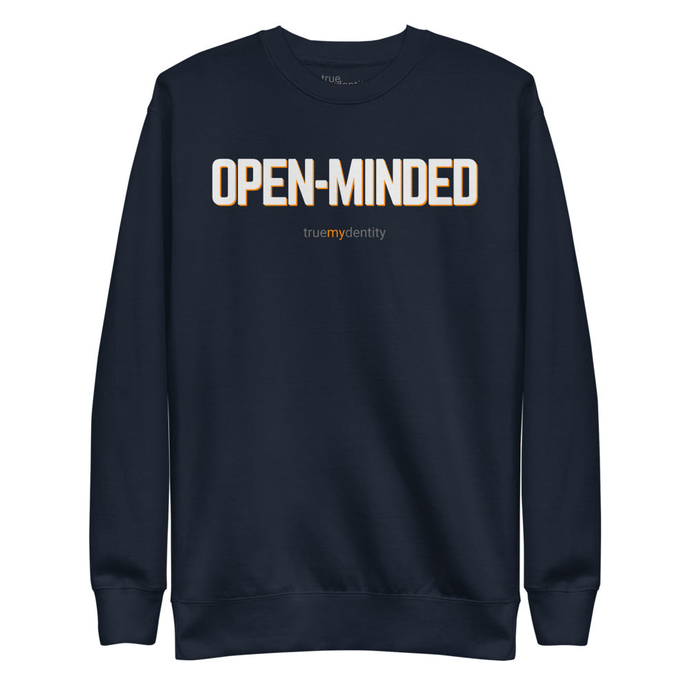 OPEN-MINDED Sweatshirt Bold Design | Unisex