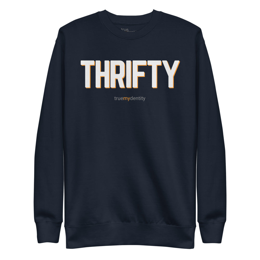 THRIFTY Sweatshirt Bold Design | Unisex
