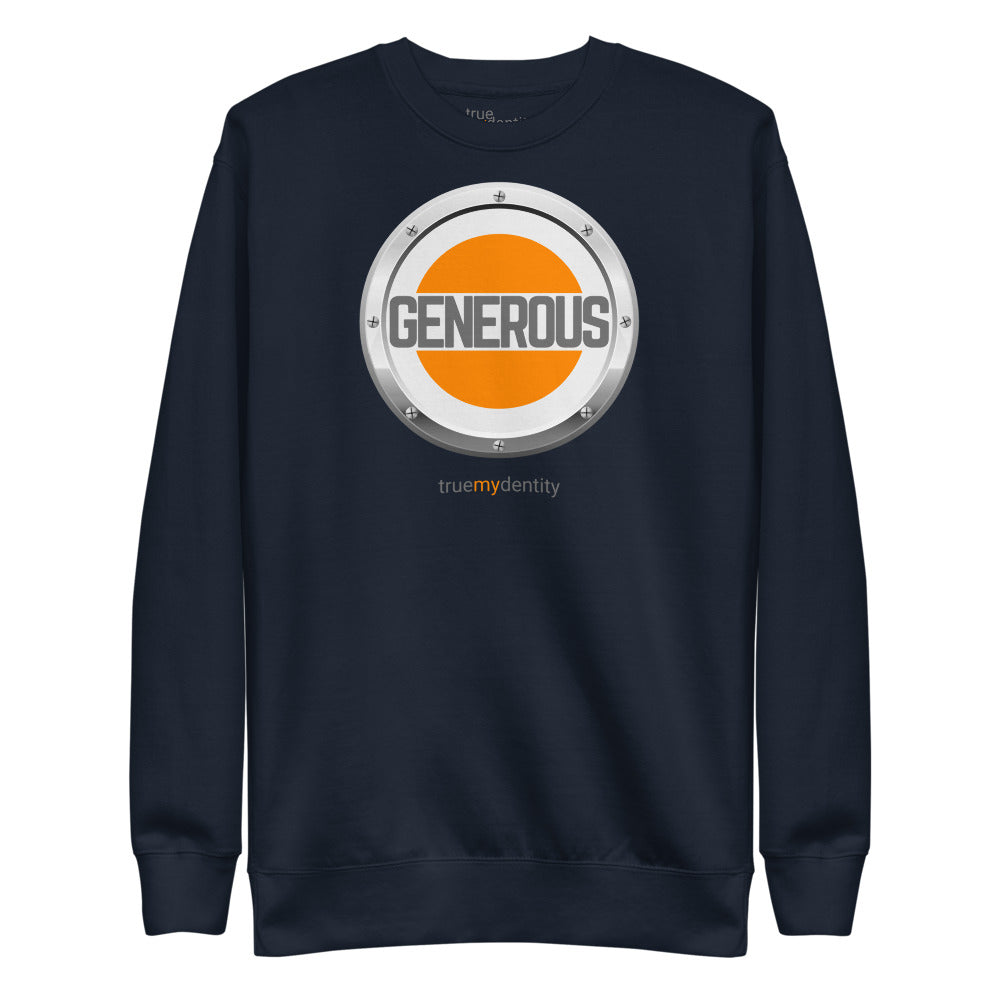 GENEROUS Sweatshirt Core Design | Unisex