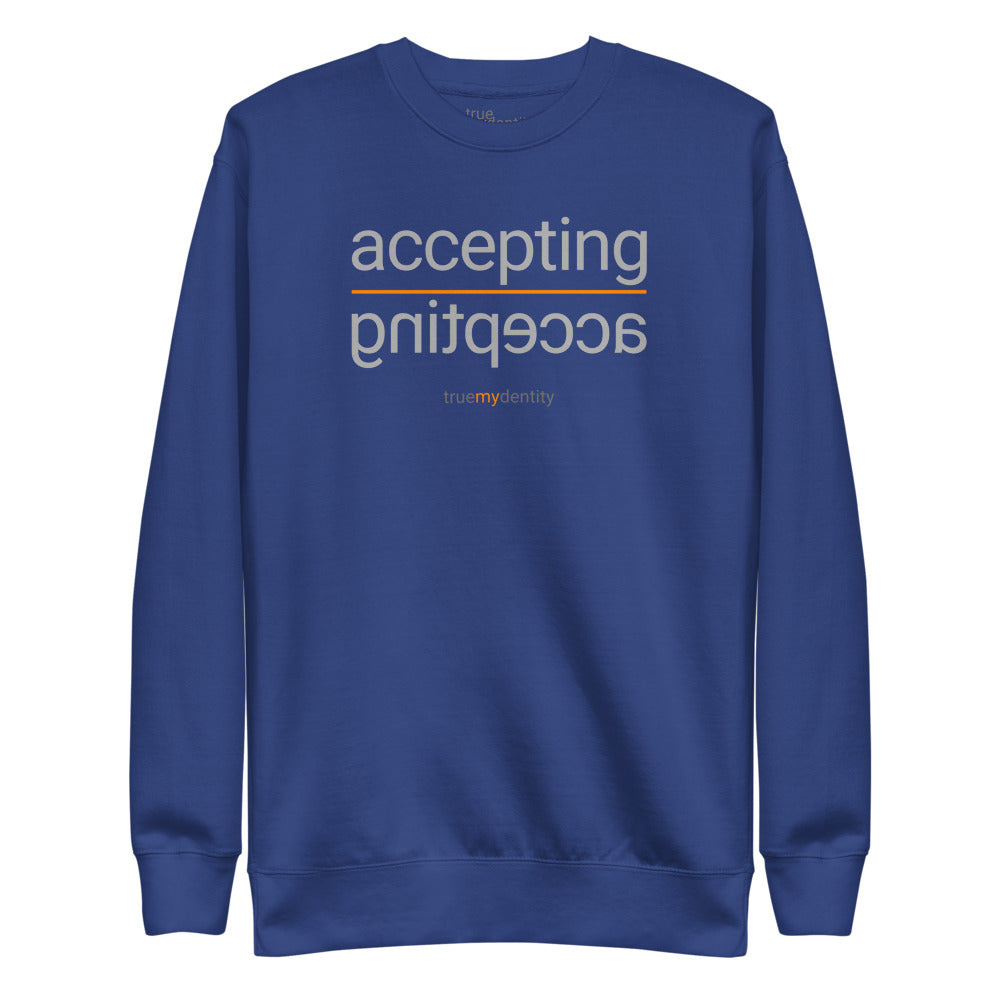 ACCEPTING Sweatshirt Reflection Design | Unisex