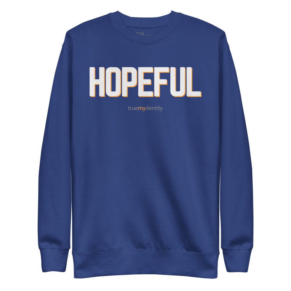 HOPEFUL Sweatshirt Bold Design | Unisex