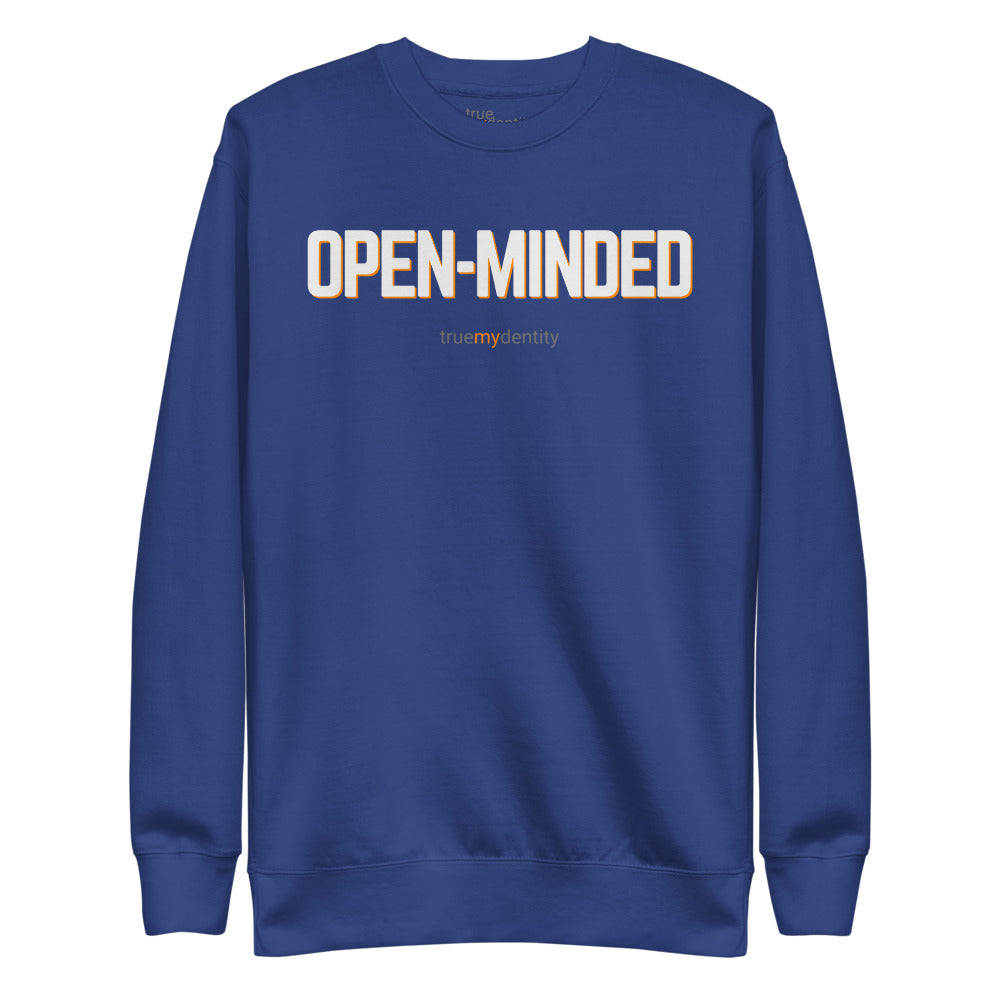 OPEN-MINDED Sweatshirt Bold Design | Unisex