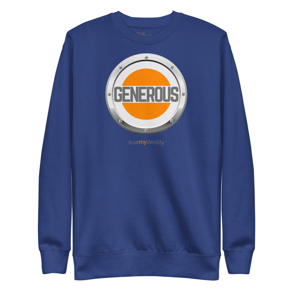 GENEROUS Sweatshirt Core Design | Unisex