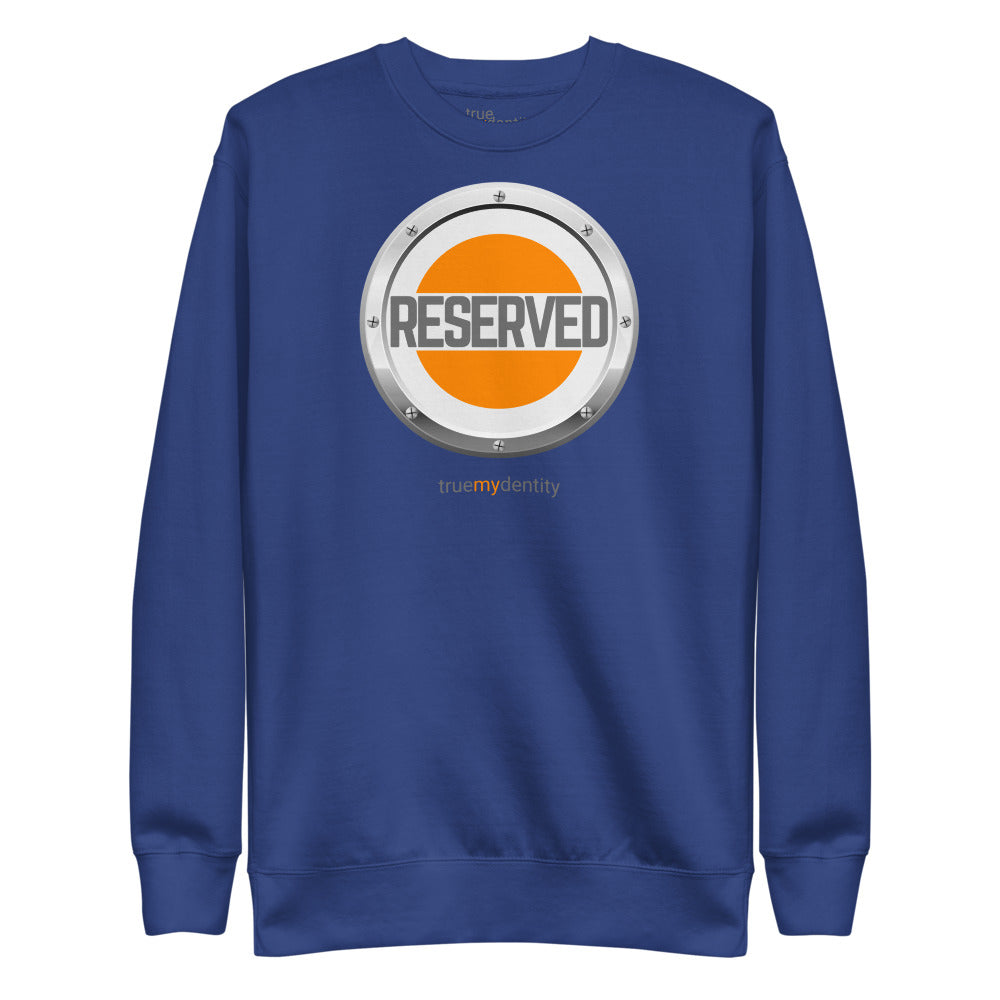 RESERVED Sweatshirt Core Design | Unisex