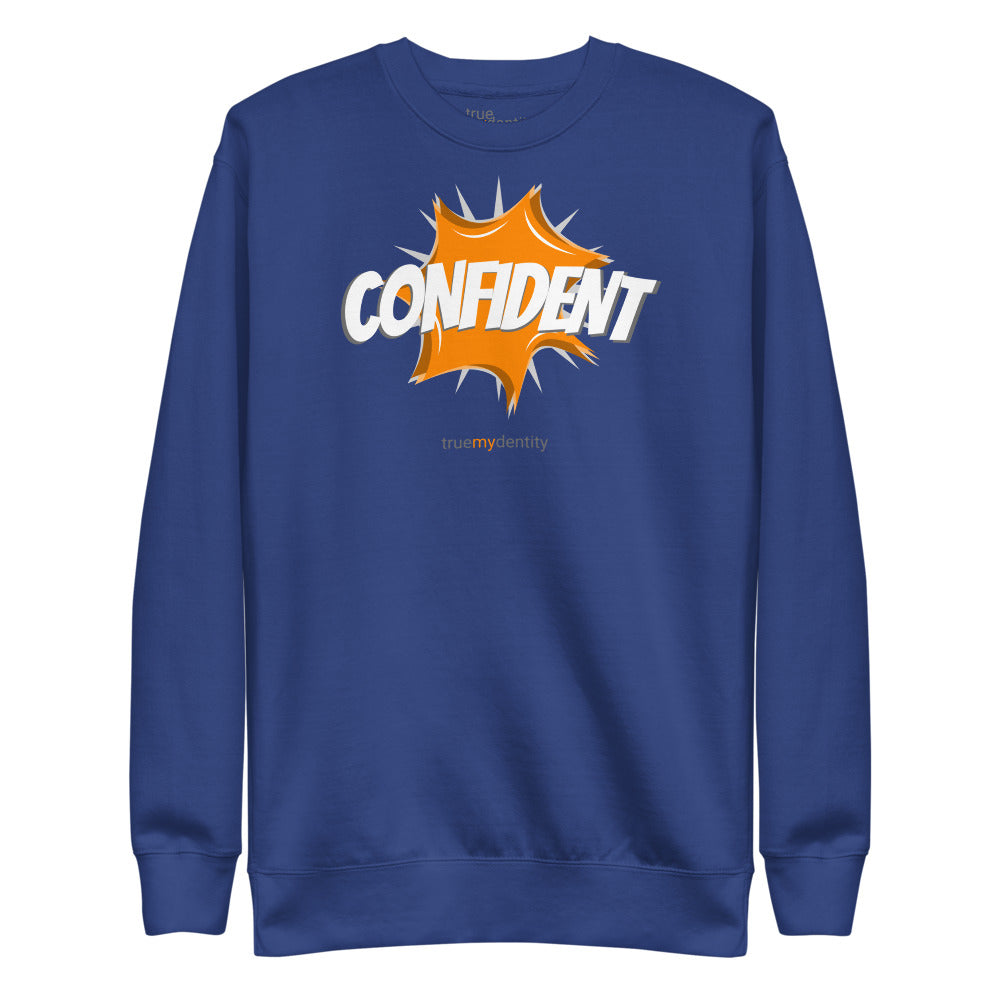CONFIDENT Sweatshirt Action Design | Unisex