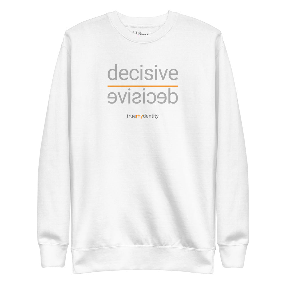 DECISIVE Sweatshirt Reflection Design | Unisex