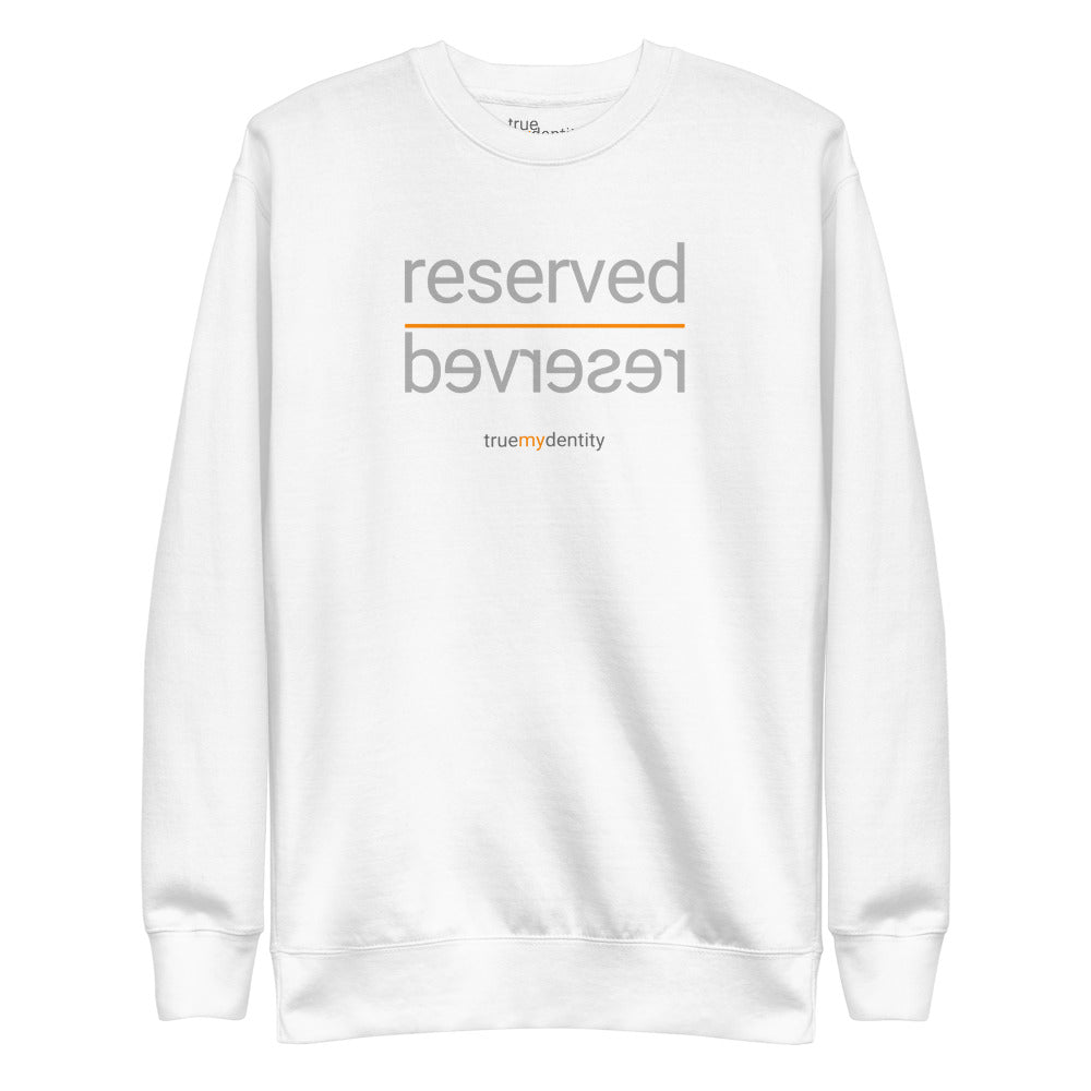 RESERVED Sweatshirt Reflection Design | Unisex