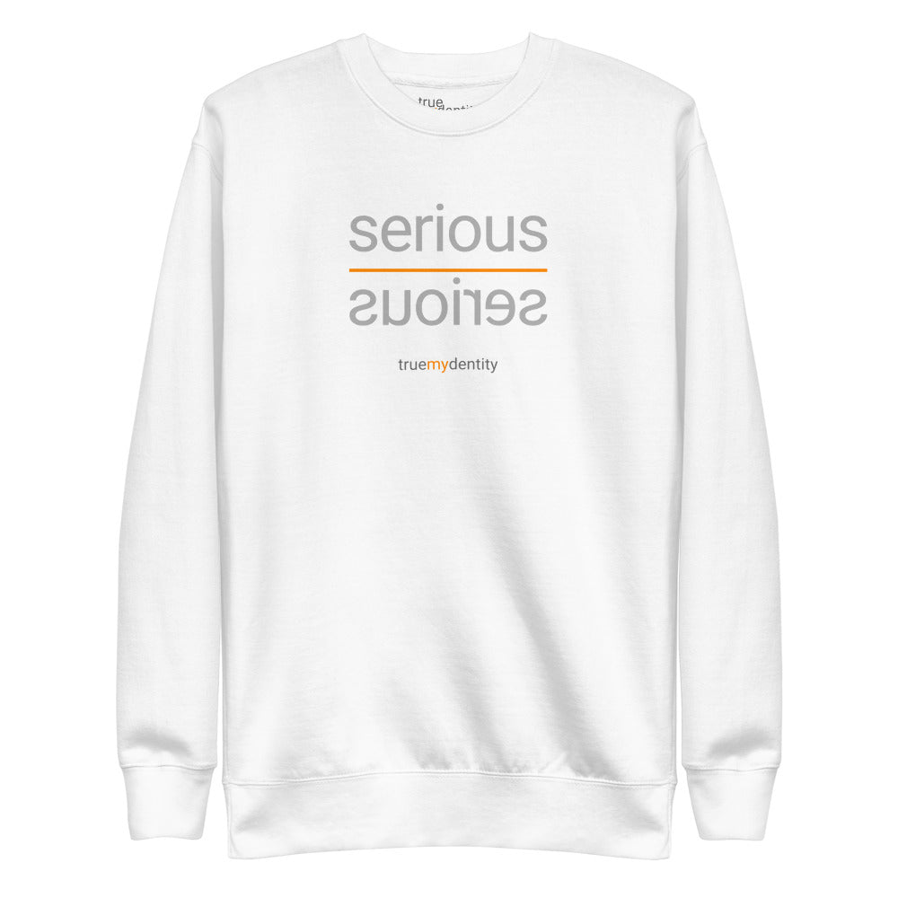 SERIOUS Sweatshirt Reflection Design | Unisex