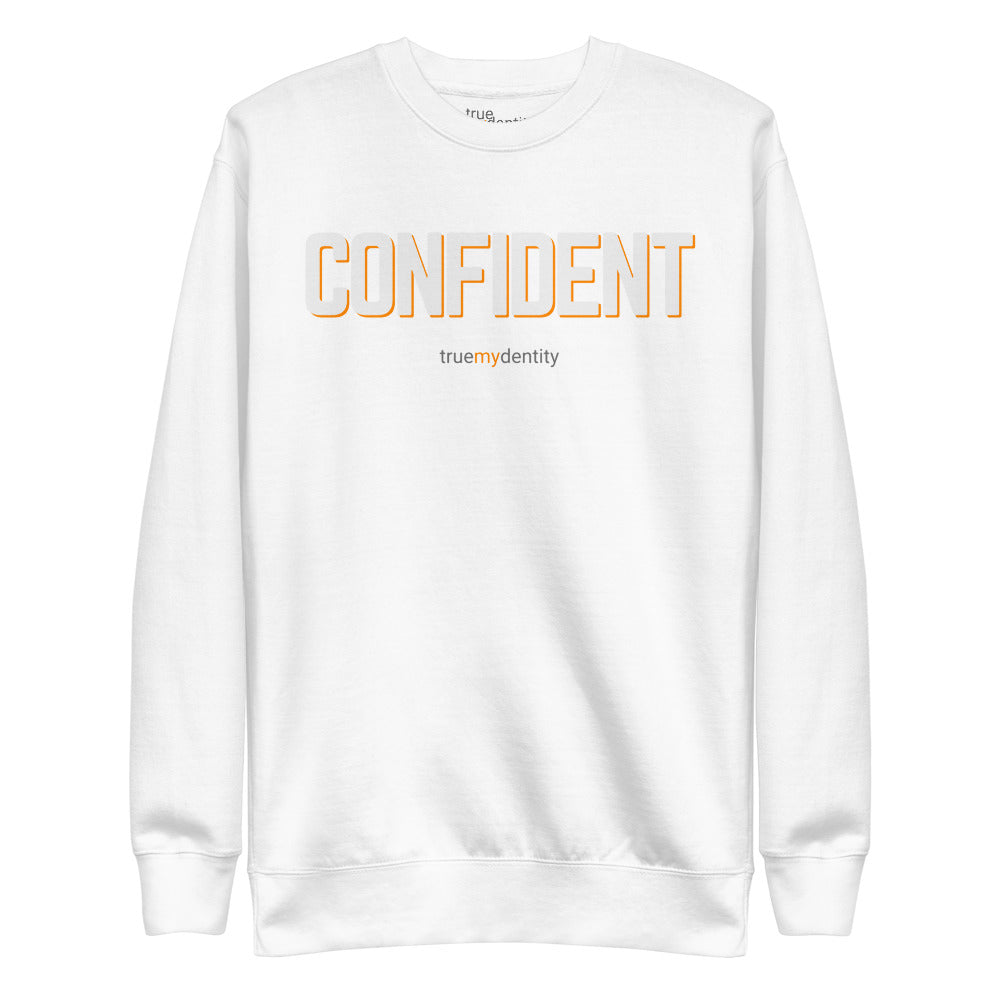 CONFIDENT Sweatshirt Bold Design | Unisex