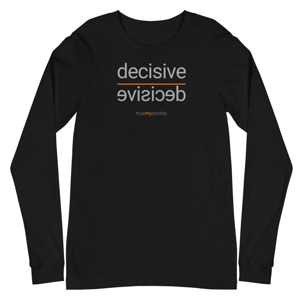DECISIVE Long Sleeve Shirt Reflection Design | Unisex