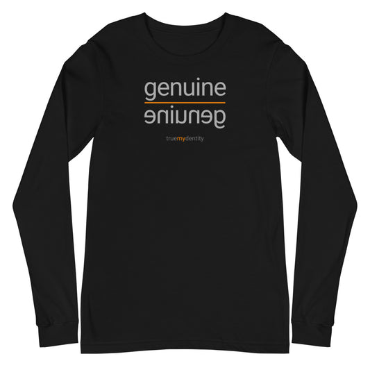 GENUINE Long Sleeve Shirt Reflection Design | Unisex