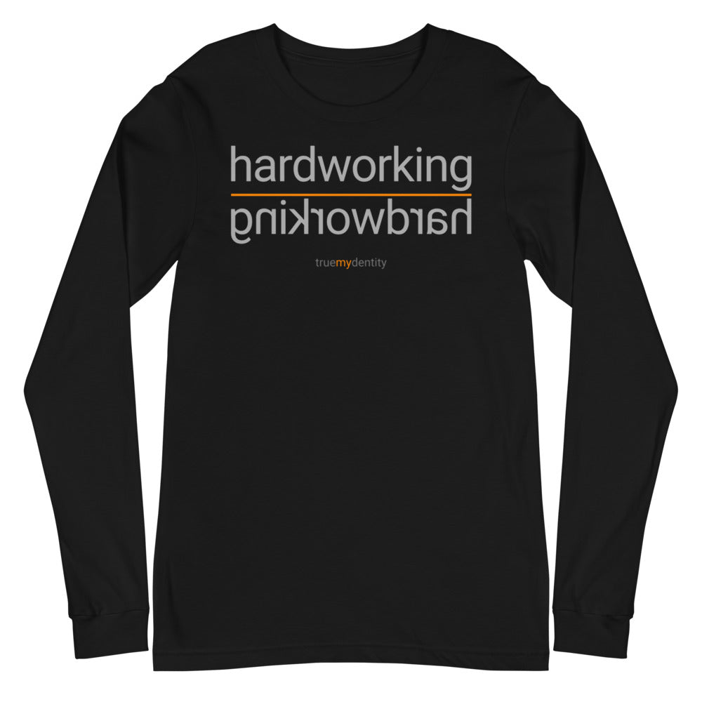 HARDWORKING Long Sleeve Shirt Reflection Design | Unisex