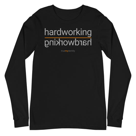 HARDWORKING Long Sleeve Shirt Reflection Design | Unisex