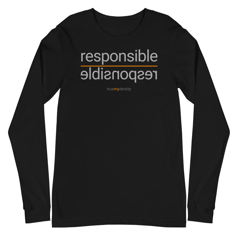 RESPONSIBLE Long Sleeve Shirt Reflection Design | Unisex