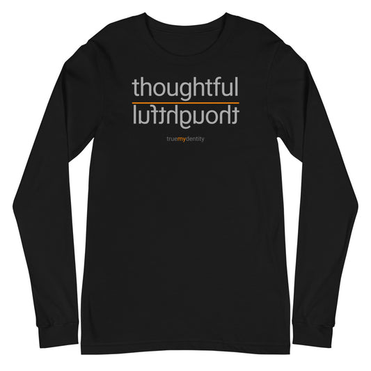 THOUGHTFUL Long Sleeve Shirt Reflection Design | Unisex