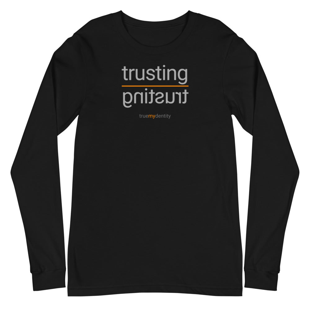 TRUSTING Long Sleeve Shirt Reflection Design | Unisex