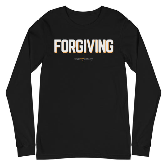 FORGIVING Long Sleeve Shirt Bold Design | Unisex